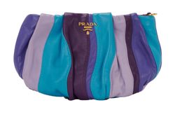 Multiway Clutch, Leather, Purple/Blue, DB/S, 3*